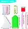 94PCS 5D Diamond Art Painting Tools and Accessories Kits,with 20 Plastic Diamond Trays,20pcs Glue Clay,20 Diamond Art Painting pens,Non-Slip Clips,tweezer,and Diamond Crreection